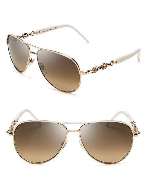 gucci sunglasses with star shape chain|Gucci aviator sunglasses on sale.